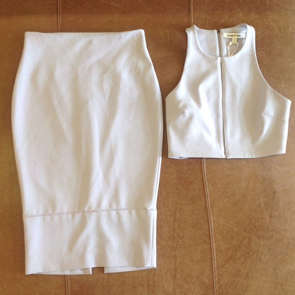 ELIZABETH & JAMES 2PC SKIRT SET